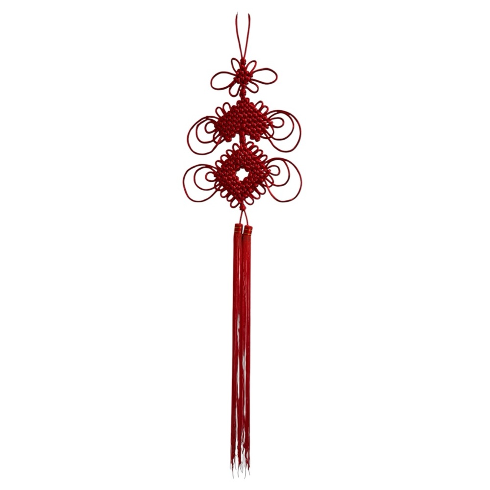 NWOT Authentic Traditional Chinese Knot Tassel Ornament Approximately 38”x 10” - Picture 2 of 4
